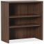 Lorell Essentials Walnut Laminate Stack-on Bookshelf1