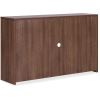 Lorell Essentials Series Walnut 3-Door Hutch2