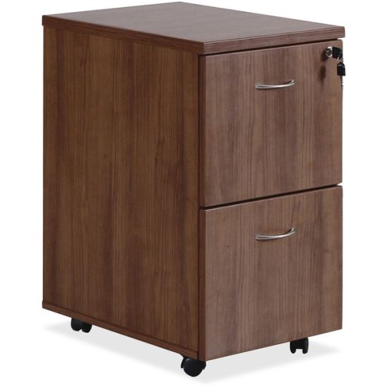 Lorell Essentials Walnut File/File Mobile Pedestal1