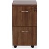 Lorell Essentials Walnut File/File Mobile Pedestal2