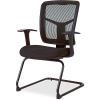 Lorell ErgoMesh Series Mesh Side Arm Guest Chair1