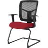 Lorell ErgoMesh Series Mesh Side Arm Guest Chair1