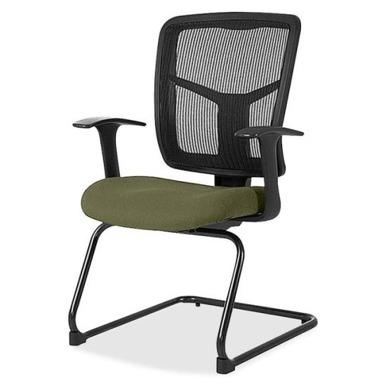 Lorell ErgoMesh Series Mesh Side Arm Guest Chair1