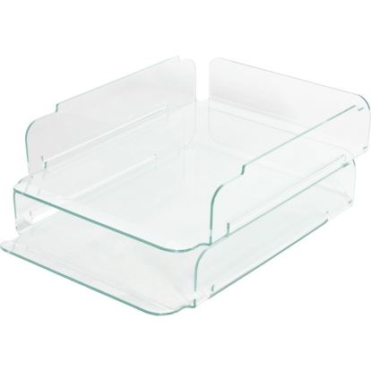 Lorell Stacking Letter Trays1