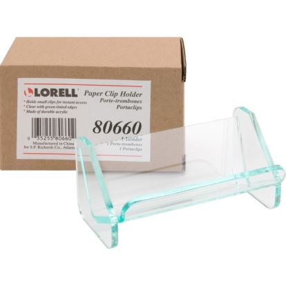 Lorell Acrylic Paper Clip Holder1