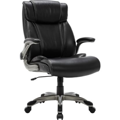 SOHO Flip Armrest High-back Leather Chair1