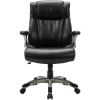 SOHO Flip Armrest High-back Leather Chair3