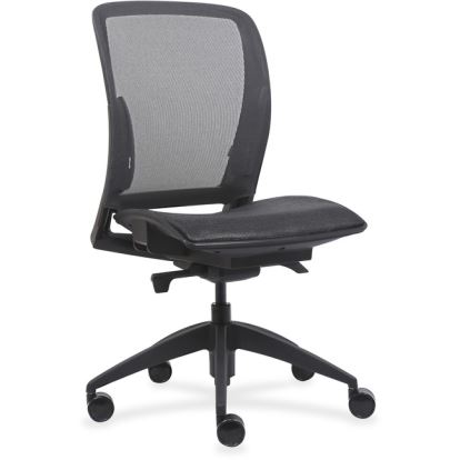 Lorell Mid-Back Chair with Mesh Seat & Back1