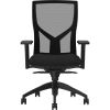 Lorell High-Back Mesh Chairs with Fabric Seat2