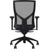 Lorell High-Back Mesh Chairs with Fabric Seat3