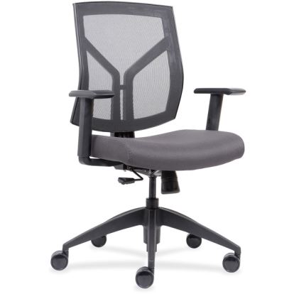 Lorell Mesh Back/Fabric Seat Mid-Back Task Chair1