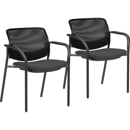 Lorell Guest Chairs with Mesh Back1