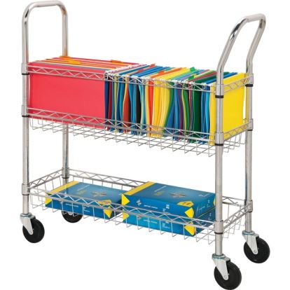 Lorell Wire Mail Cart1