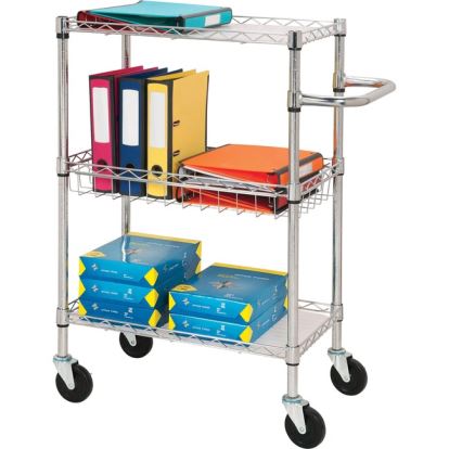 Lorell 3-Tier Rolling Carts1