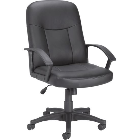 Lorell Leather Managerial Mid-back Chair1