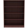 Lorell Mahogany Laminate Bookcase2