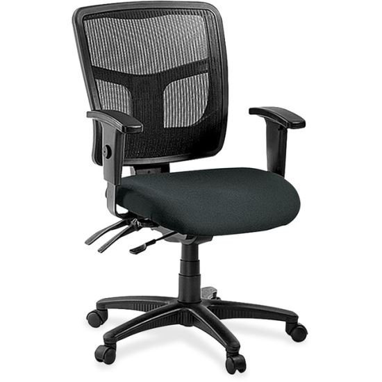 Lorell Ergomesh Mid Back Swivel Mesh Chair1