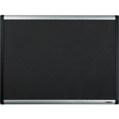Lorell Black Mesh Fabric Covered Bulletin Boards1