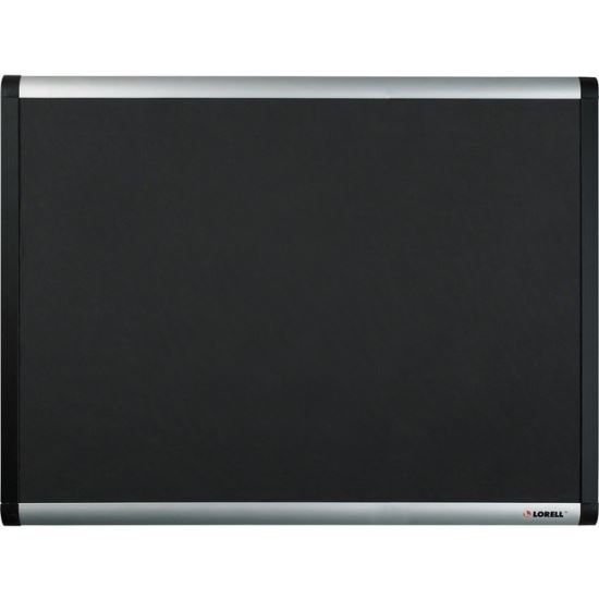 Lorell Black Mesh Fabric Covered Bulletin Boards1