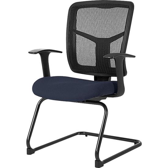 Lorell ErgoMesh Series Mesh Side Arm Guest Chair1