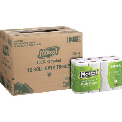 Marcal 100% Recycled Soft/Strong Bath Tissue1