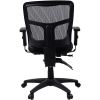 Lorell Managerial Swivel Mesh Mid-back Chair3