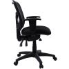 Lorell Managerial Swivel Mesh Mid-back Chair5