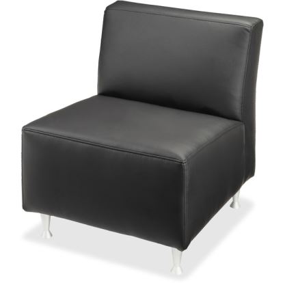 Lorell Fuze Modular Series Armless Lounge Chair1