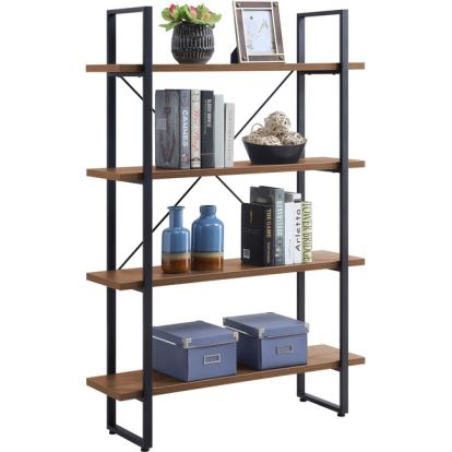 Lorell SOHO 4-Shelf Metal Frame Bookcase1