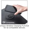 Lorell Wireless Charging 4-leg Monitor Stand4