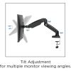 Lorell Mounting Arm for Monitor - Black11