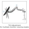 Lorell Mounting Arm for Monitor - Gray12