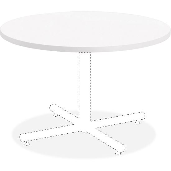 Lorell Hospitality White Laminate Round Tabletop1