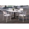 Lorell Hospitality White Laminate Square Tabletop2