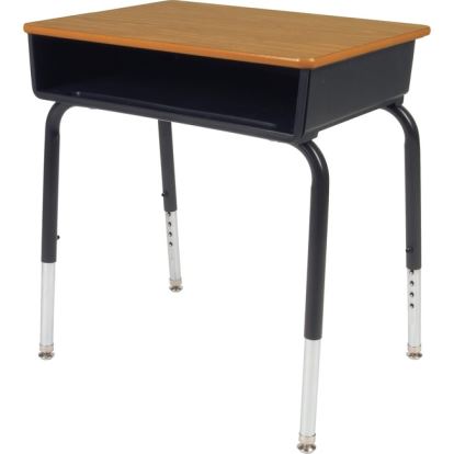 Lorell Adjustable-Height Student Desks with Book Box1
