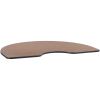 Lorell Medium Oak Kidney Shaped Activity Tabletop2