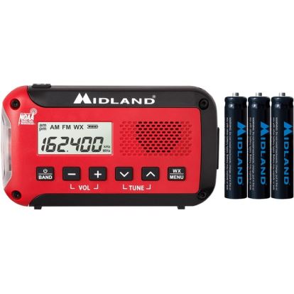 Midland E+READY Compact Emergency Alert AM/FM Weather Radio1