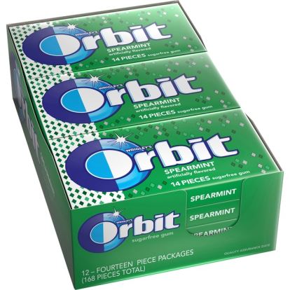 Orbit Spearmint Sugar-free Gum - 12 packs1