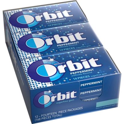 Orbit Peppermint Sugarfree Gum - 12 packs1