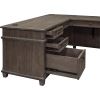 Martin Carson L Desk with Right Return, Pencil, Utility and File Drawers3