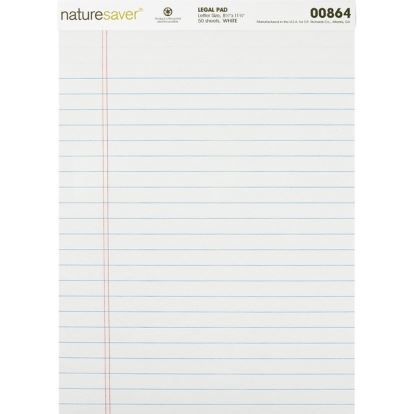 Nature Saver Recycled Legal Ruled Pads1