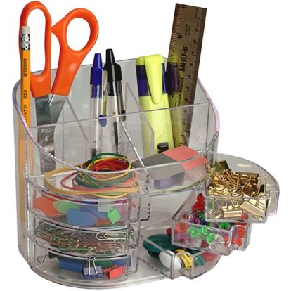 Officemate Plastic Double Supply Organizer1