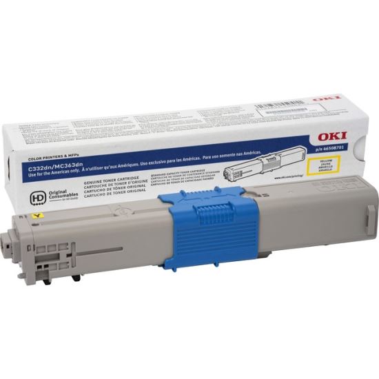 Oki Original LED Toner Cartridge - Yellow - 1 / Each1