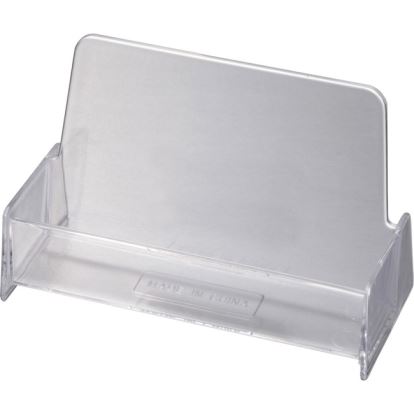 Officemate Business Card Holder, Holds Up to 50 Cards, Clear (97832)1