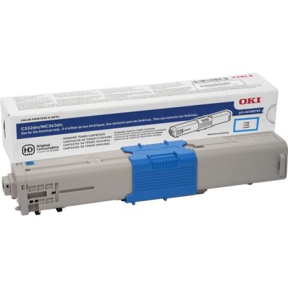 Oki Original LED Toner Cartridge - Cyan - 1 Each1