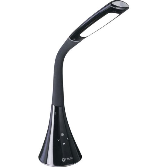 OttLite Swerve LED Desk Lamp with 3 Color Modes and USB1