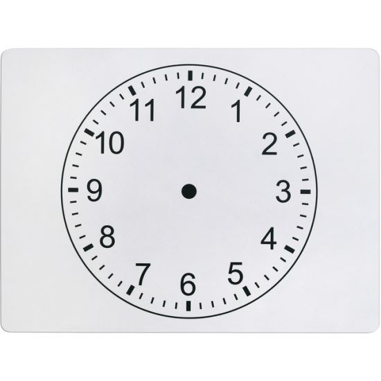 Pacon Clockface 2-sided Whiteboard1