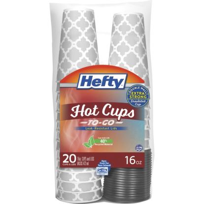 Hefty Hot Cups & Lids To-Go1