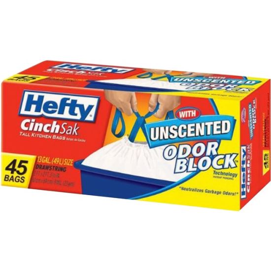 Hefty CinchSak 13-gallon Drawstring Bags1