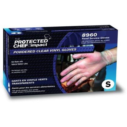 Protected Chef Disposable Powdered Vinyl Gloves1